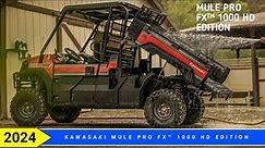 New 2024 Kawasaki Mule Pro FX 1000 HD Edition, Spec, Color and Price