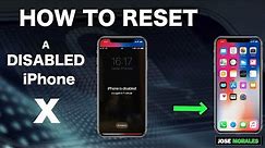 iPhone X - How To Remove Password - Restore Disabled iPhone