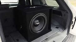 Skar Audio 1,200 Watt SDR-1X15D2 Single 15-inch Loaded Subwoofer Enclosure Demo!!