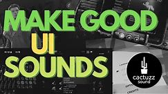 What Makes UI SOUNDS Good?