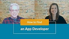 How to Find an App Developer