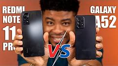 Redmi Note 11 Pro vs Samsung Galaxy A52 Comparison