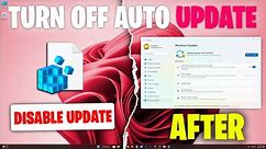 🔧Turn Off Auto Update In Windows 10/11 - 2024 (Full Guide)