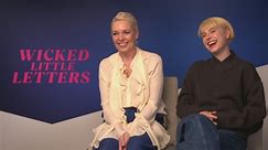 Olivia Colman & Jessie Buckley HILARIOUS Wicked Little Letters Interview