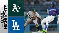 A's vs. Dodgers Game Highlights (8/3/23) | MLB Highlights