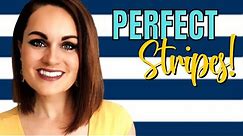 HOW TO DIY | Paint Perfect Stripes On a Wall Every Time!