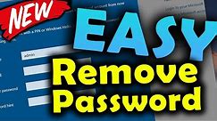 How to Remove Password from Windows 10 | Easy