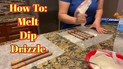 Chocolate Covered Pretzel Rods**TUTORIAL** (MELT, DIP, DRIZZLE)