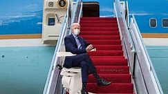 Biden’s fall on Air Force One steps is his first meme as president