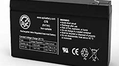 AJC Battery Compatible with Lithonia ELB0607 6V 7Ah Emergency Light Battery