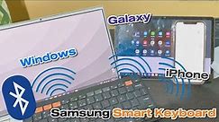Samsung Smart Keyboard Trio 500 Unboxing and Setup