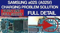 Samsung a025f charging problem / Samsung a02s a025f charging jumper solution