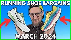 BEST RUNNING SHOE BARGAINS MARCH 2024 | Best value running shoes | ASICS, ADIDAS + MORE | EDDBUD