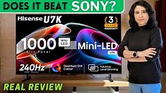Hisense U7K Unboxing & Review | Hisense U7K vs Sony X90L