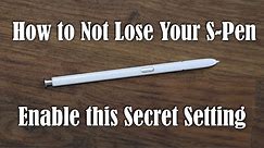 Galaxy Note 10 Plus: I lost my S Pen! Don't Ever Lose Yours By Using This Secret Tip