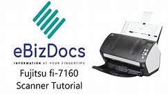 Connecting your Fujitsu fi-7160 Scanner
