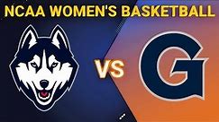 UConn vs Georgetown | 2024 NCAA WOMEN'S BASKETBALL LIVE SCORE