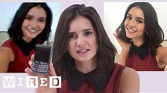 Nina Dobrev Takes Selfies With Phones From 2003 to 2014 | WIRED