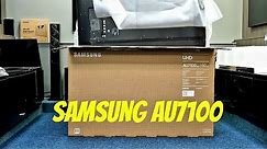 Samsung AU7100 Unboxing Setup with TV and 4K HDR Demos 50AU7100