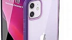 SupCase Unicorn Beetle Style Series Case Designed for iPhone 11 6.1 Inch (2019 Release), Premium Hybrid Protective Clear Case (Purple)