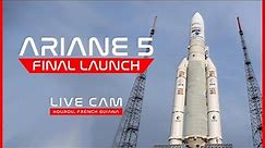 LIVE! Final Ariane 5 Launch Countdown