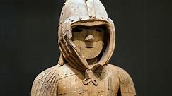 Haniwa warrior in keiko armor