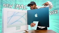 New Apple iMac 2021 Unboxing & First Look! (Green)