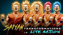 EVERY SAIYAN TRANSFORMATION IN REAL LIFE! | Challenge Goku: Ep 1 (Live Action DBZ)