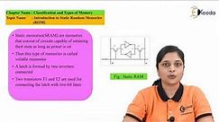 Static Random Memories ROM | Classification and Types of Memory | Digital Electronics in EXTC