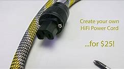 Build your own budget HiFI power cable