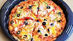 Homemade Vegetarian Pizza Recipe | Veg Pizza | Vegetable pizza Recipe