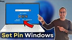 How to set pin in windows 11 || Windows 11 PIN Setup