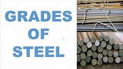 Grades of steel | Strength of steel | Types of Steel | Steel Types | Civil Engineer