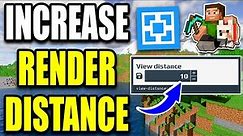 How To Increase Render Distance On Aternos Minecraft Server