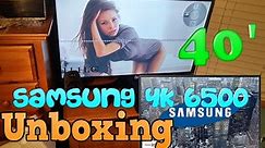 Samsung 4K UHD JU6500 Smart TV - 40' Unboxing