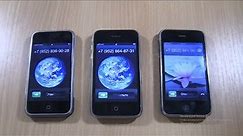 iPhone 2G vs 3G vs 3Gs Incoming Calls