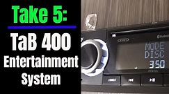 Take 5: Jensen TV/Radio Entertainment System in a NuCamp Tab 400