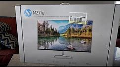 HP M27fe 27'' FHD Monitor Unboxing and Setup