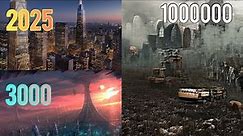 Future of New York City (2025 - 1,000,000) Timelapse