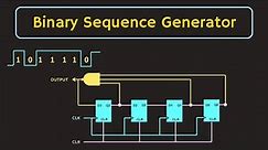 Binary Sequence Generator using Shift Register (with Simulation) | Digital Electronics