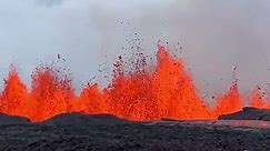See Lava Spew From Mauna Loa As World's Largest Active Volcano Erupts