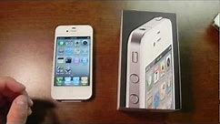 White iPhone 4 (16GB) unboxing