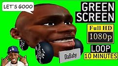 DaBaby Car Meme GREEN SCREEN (Loop 10 Minutes, LET'S GO)