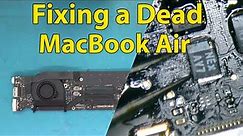 Repairing a Dead MacBook Air A1466 2017 - Easy Fix