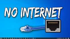 How To Fix LAN Wired Connected But No Internet Access in Windows 10 (Solved)