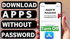 How to download apps without Apple ID / How to download apps without Apple ID Password iPhone iOS 17