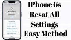 iphone 6s reset all settings #settings_bd #iphone #6s #reset #all #settings 100% Working