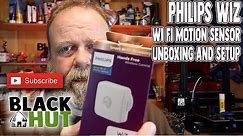 Philips Wiz Wi Fi Motion Sensor Unboxing and Setup