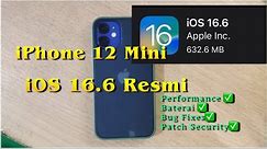 iOS 16.6 iPhone 12 Mini 🔥Update Penting ‼️#dimensiafif #iphone