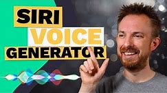 Siri Voice Generator (Text To Speech Online for Free)